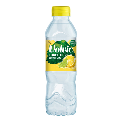 VOLVIC TOUCH OF LEMON & LIME LOW SUGARS PET 500ML