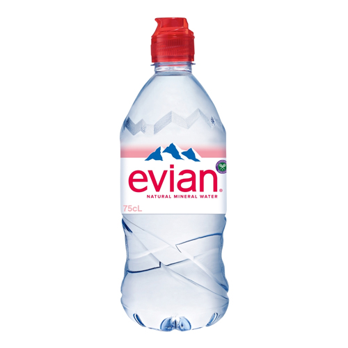 EVIAN STILL NATURAL MINERAL WATER PET SP/CAP 750ML