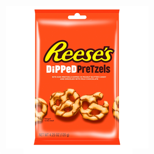 REESE'S DIPPED PRETZELS BAG 120G