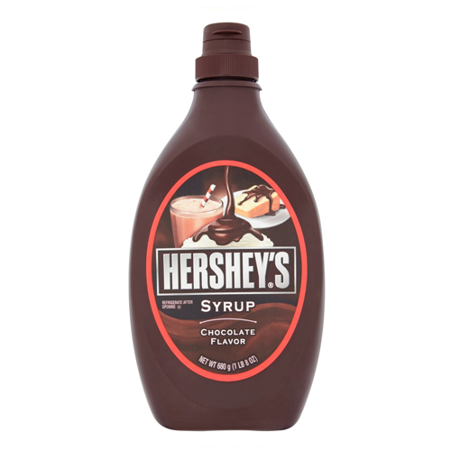 HERSHEY'S CHOCOLATE FLAVOUR SYRUP TOPPING 680G
