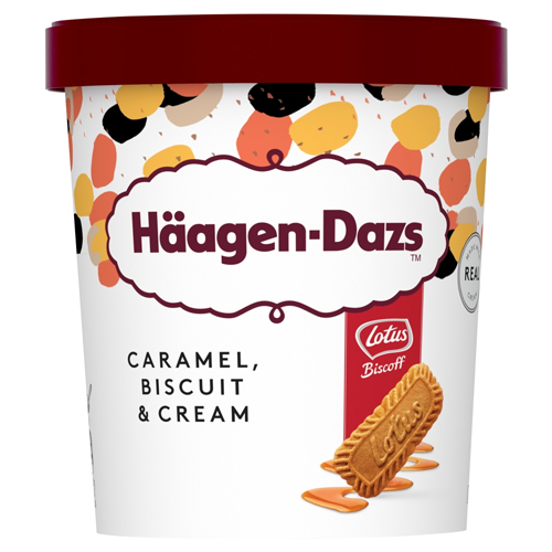 HAAGEN-DAZS CARAMEL BISCUIT & CREAM 460ML