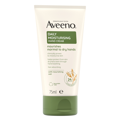 AVEENO DAILY MOISTURISING HAND CREAM MOISTURISER SENSITIVE SKIN 75ML