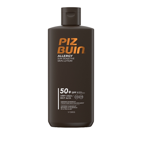 PIZ BUIN ALLERGY SENSITIVE SKIN SUN CREAM SPF50 MOISTURISER 200ML
