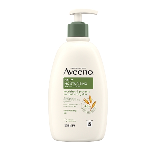 AVEENO DAILY MOISTURISING BODY LOTION MOISTURISER SENSITIVE SKIN 500ML
