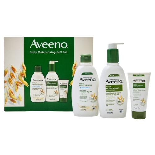 AVEENO DAILY MOISTURISING FOR NORMAL TO DRY SKIN GIFT SET 1S