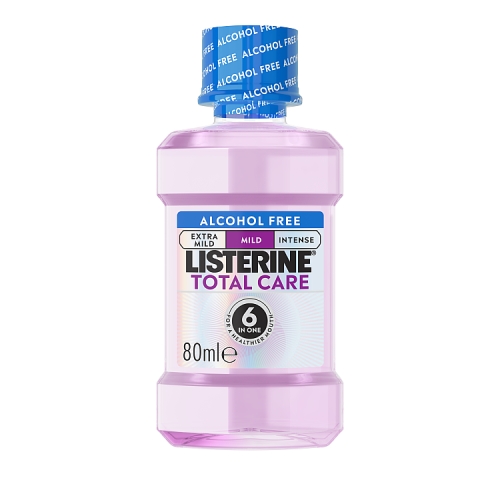 LISTERINE TOTAL CARE MILDER TASTE ZERO ALCOHOL MOUTHWASH 80ML