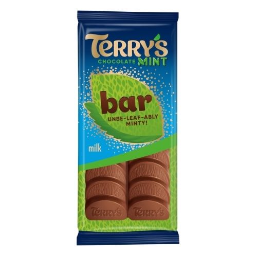 TERRY'S MILK CHOCOLATE MINT BAR 90G
