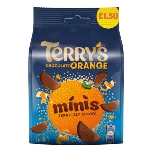 TERRYS CHOCOLATE ORANGE MINIS PMP £1.50 95G