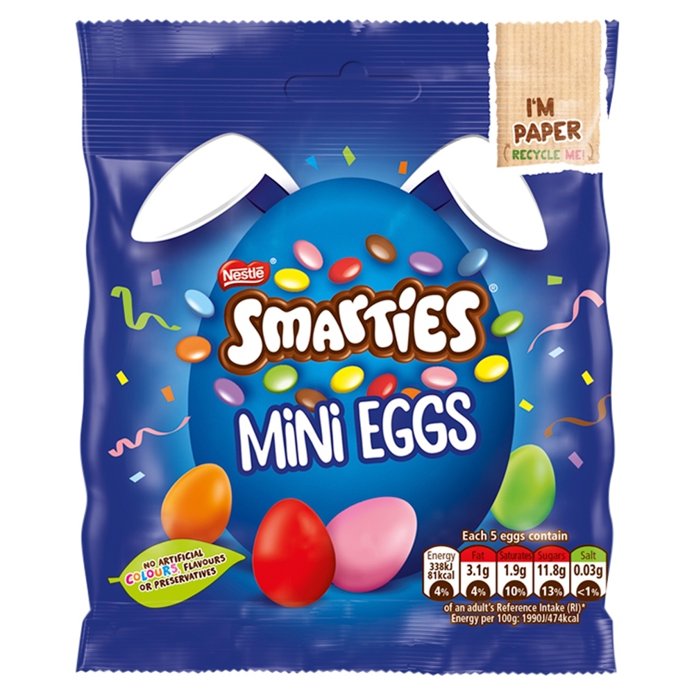 SMARTIES MINI EGGS 80G-EASTER