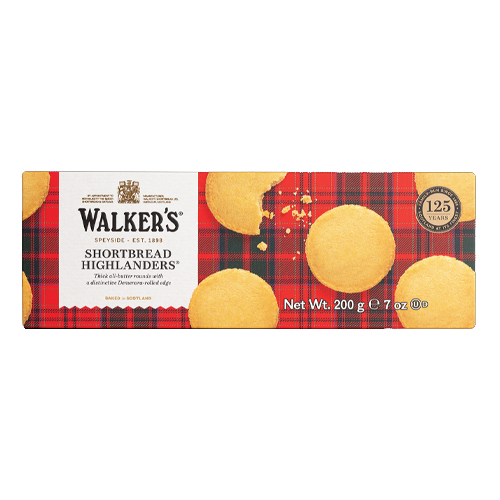 WALKERS PURE BUTTER SHORTBREAD HIGHLANDERS 200G