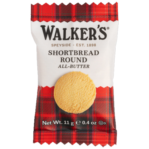 WALKERS MINI SINGLE SHORTBREAD ROUND 11G