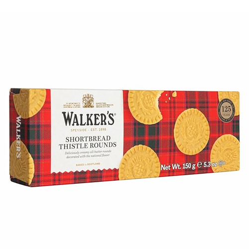 WALKERS THISTLE SHORTBREAD ROUNDS 25G