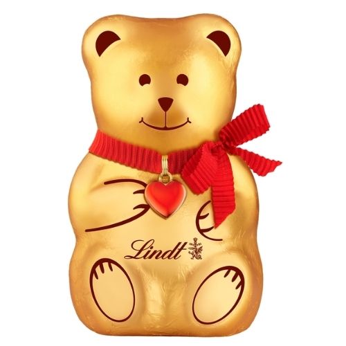 LINDT TEDDY MILK CHOCOLATE 100G-XMAS
