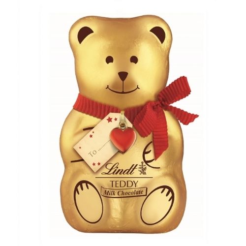 LINDT TEDDY WITH GIFT TAG 100G-XMAS