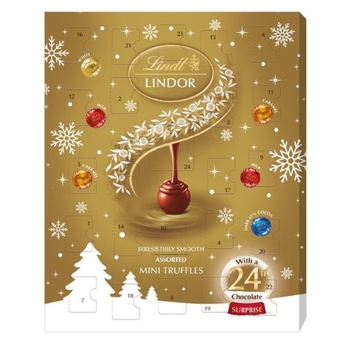 LINDT LINDOR ASSORTED MINI CALENDAR 117G-XMAS
