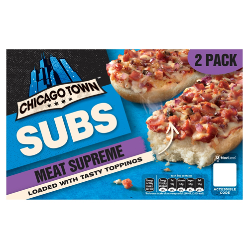 CHICAGO TOWN 2 MEAT SUPREME SUBS 250G