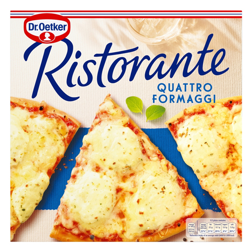 DR. OETKER RISTORANTE QUATTRO FORMAGGI PIZZA 340G