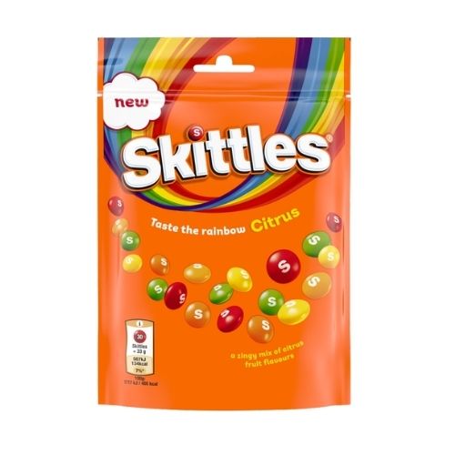 SKITTLES CITRUS POUCH 136G