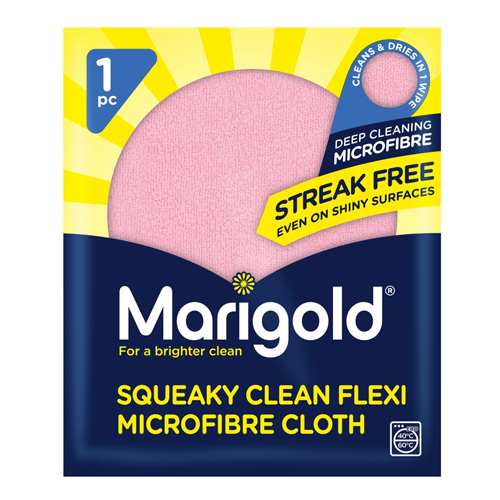 MARIGOLD SQUEAKY CLEAN FLEXI MICROFIBRE CLOTH 25S