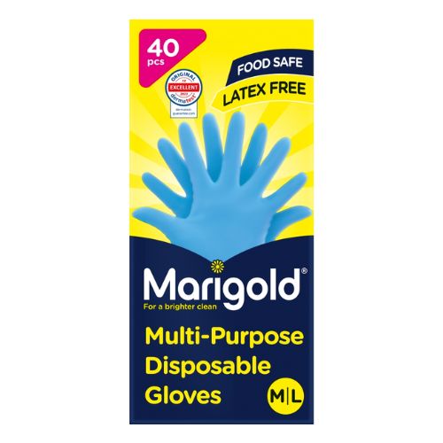MARIGOLD MULTI-PURPOSE DISPOSABLE GLOVES 40S