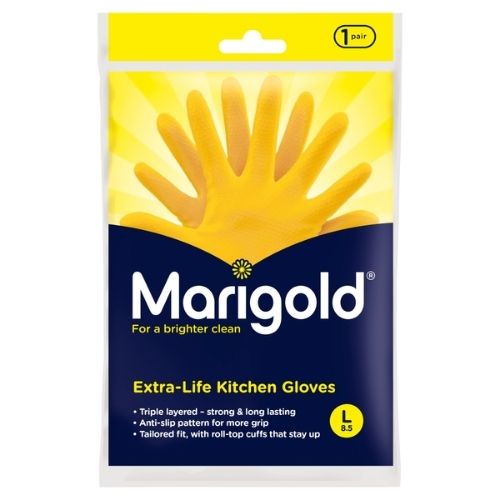 MARIGOLD KITCHEN GLOVES LARGE PAIR 6S