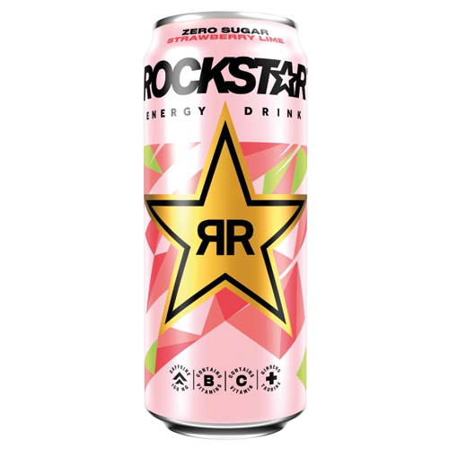 ROCKSTAR REFRESH STRAWBERRY & LIME 500ML