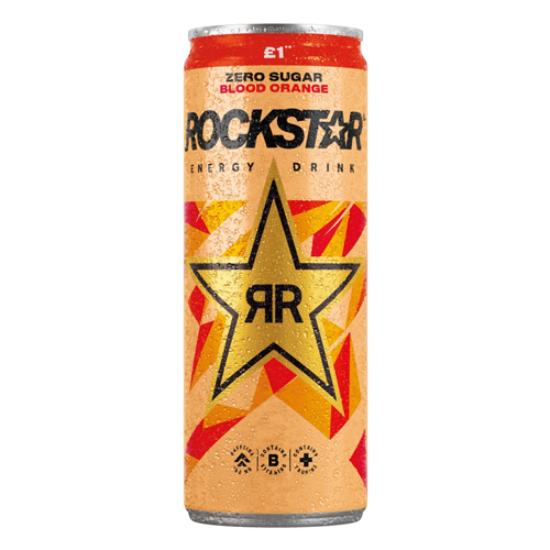 ROCKSTAR ENERGY BLOOD ORANGE CAN PMP £1.00 330ML