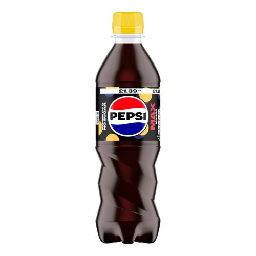 PEPSI MAX MANGO PMP £1.39 PET 500ML