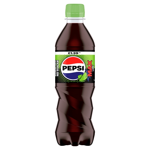 PEPSI MAX LIME PMP £1.39 PET 500ML