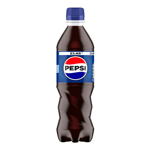 PEPSI REG PMP £1.45 PET 500ML