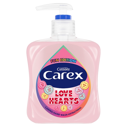 CAREX HANDWASH LOVE HEARTS 250ML