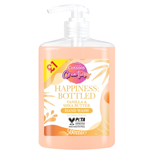 CUSSONS CREATIONS HANDWASH PMP £1.00 500ML