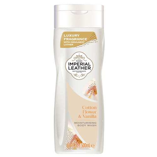 IMPERIAL LEATHER BODYWASH COTTON FLOWER & VANILLA 500ML