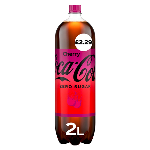 COKE ZERO CHERRY PET PMP £2.29 2L