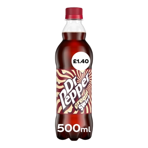 DR PEPPER CREAM SWIRL PET PMP £1.40 500ML