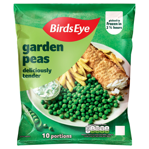 BIRDS EYE GARDEN PEAS 800G