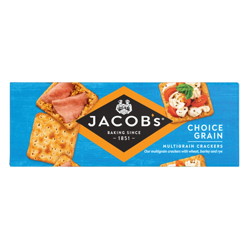 JACOB'S CHOICE GRAIN MULTIGRAIN CRACKERS 24X 200G