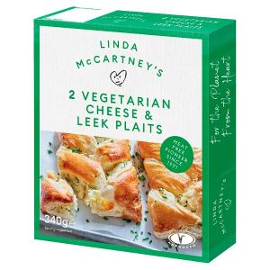 LINDA MCCARTNEY 2 VEG CHEESE & LEEK PLAITS 340G