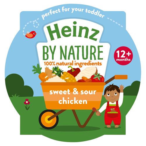 HEINZ BABY FOOD TRAY 1+ YEAR SWEET & SOUR CHICKEN 200G