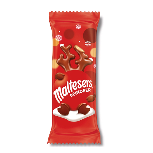 MALTESERS REINDEER BAR 29G-XMAS