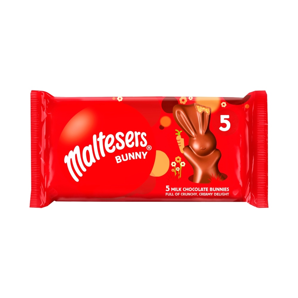 MALTESERS MULTIPACK CHOCOLATE BUNNY 5PK 29G-EASTER
