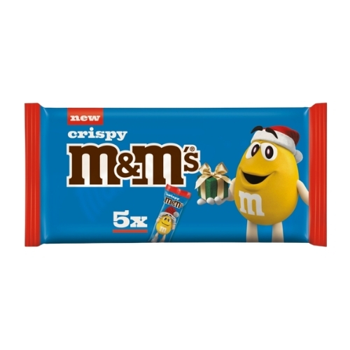 M&M'S CRISPY SANTA 5 PACK 145G-XMAS