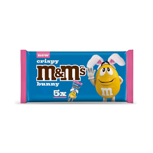 M&M'S CRISPY CHOCOLATE EASTER BUNNY 5PK 29G-EASTER