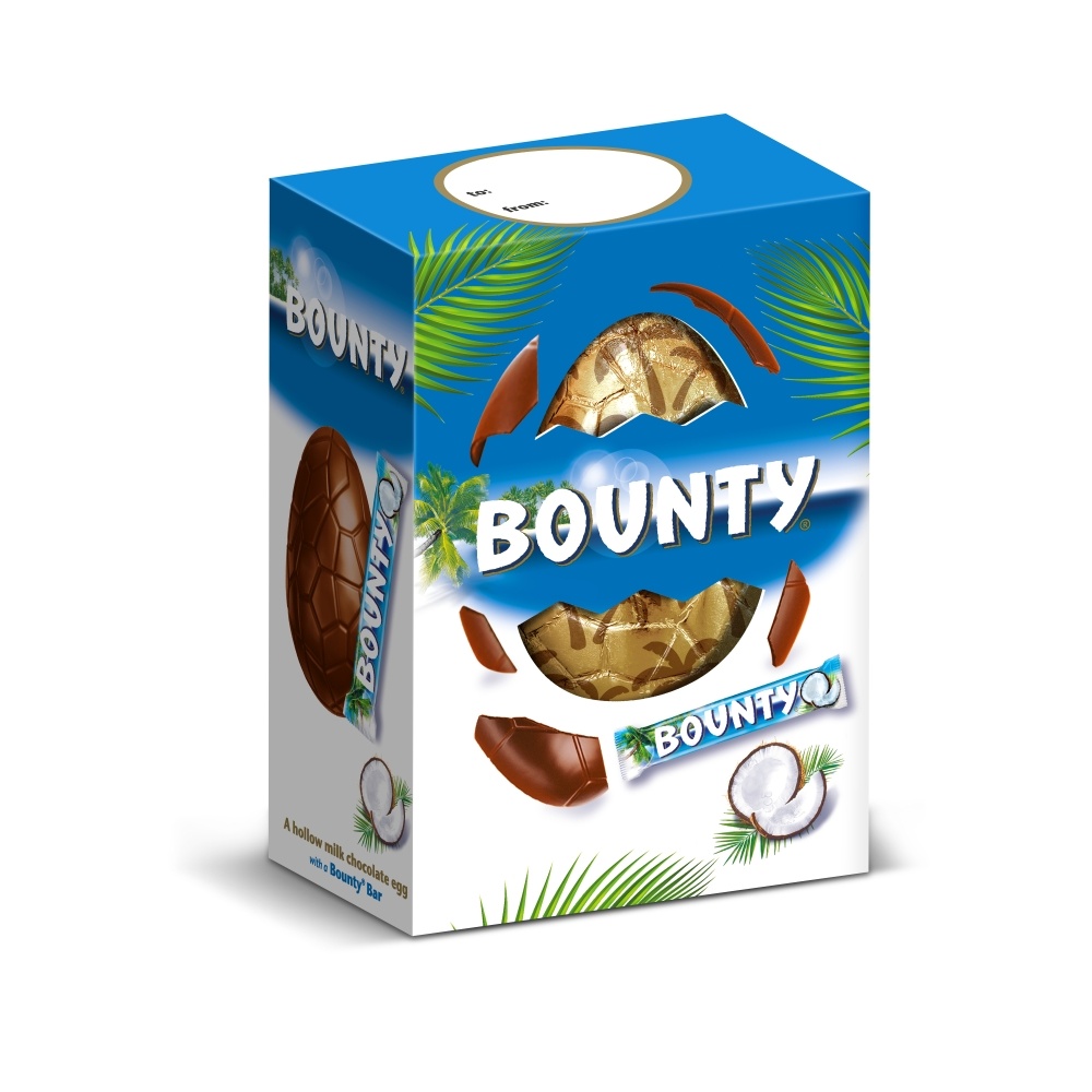 BOUNTY MILK CHOCOLATE LARGE EASTER EGG 177G-EASTER
