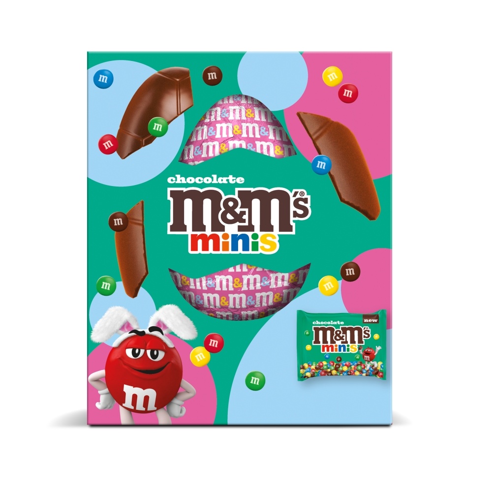 M&M'S MINIS MILK CHOCOLATE MEDIUM EASTER EGG 97G-EASTER