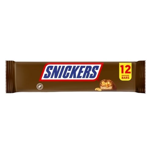 SNICKERS PEANUT CHOCOLATE BARS 12PK 414G