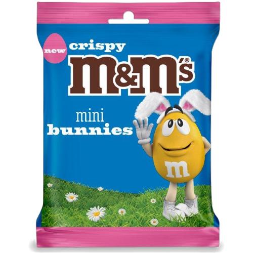 M&M'S CRISPY MINI BUNNIES BAG 55G-EASTER