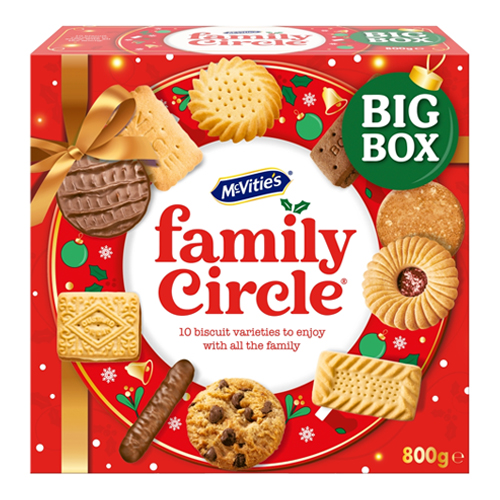MCVITIE'S FAMILY CIRCLE 800G-XMAS