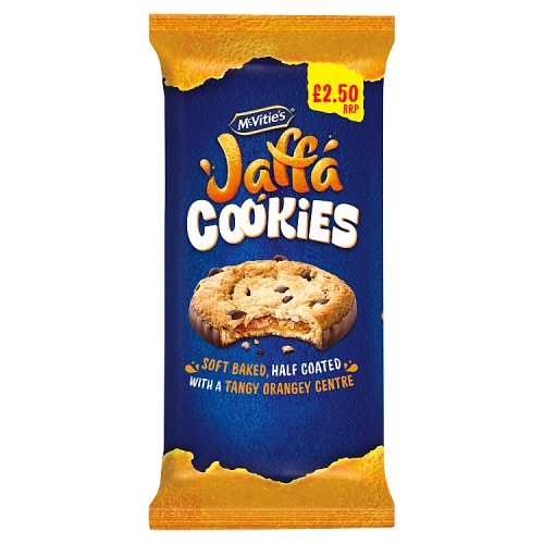 MCVITIE'S JAFFA COOKIES HALF COATED CHOCOLATE PMP £2.50 159G