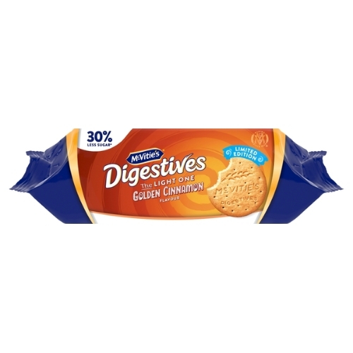 MCVITIES DIGESTIVES GOLDEN CINNAMON 250G